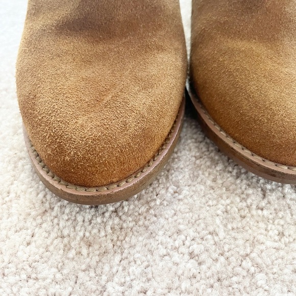Blondo Noa Tan Suede Ankle Boots Size 8 - Picture 7 of 10